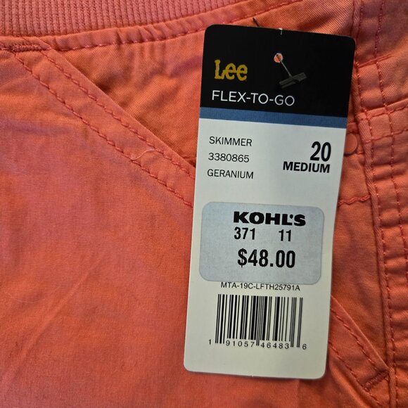 NWT ✨  Lee Flex-To-Go Cargo Skimmer Capris - Size 20 - Picture 3 of 5